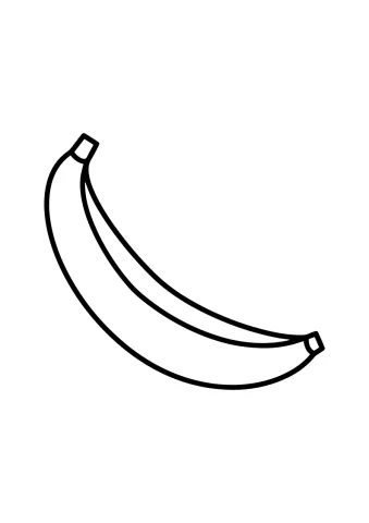 banan kolorowanka