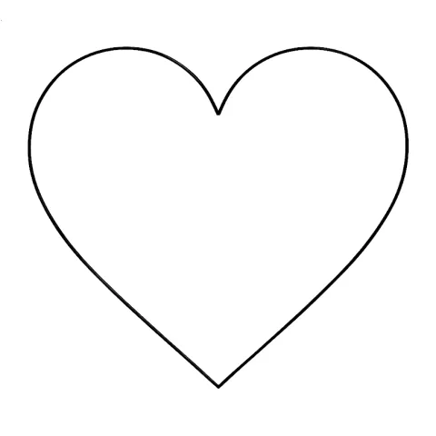 kolorowanka serduszko