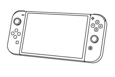 konsola Nintendo Switch oled kolorowanka