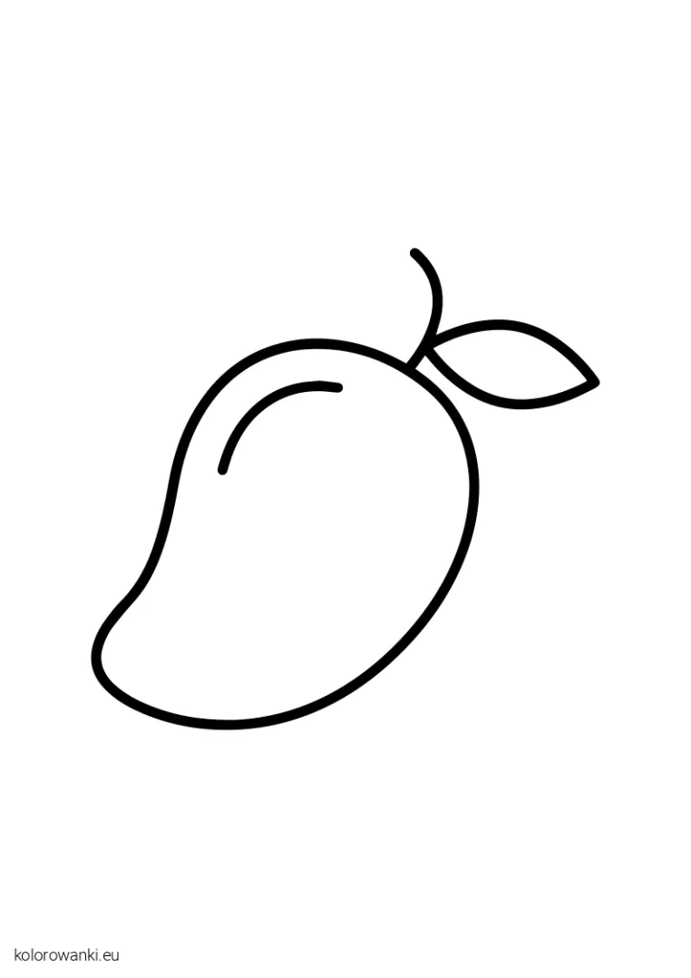 mango kolorowanka